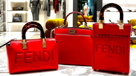 fendi handbags ssense|fendi designer handbags red.